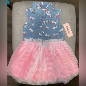 BRAND NEW- sleeveless unicorn dress